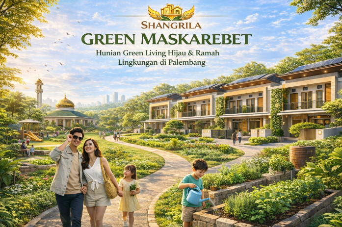 Konsep Green Living di Shangrila Green Maskarebet: Hunian Asri &amp; Ramah Lingkungan di Palembang