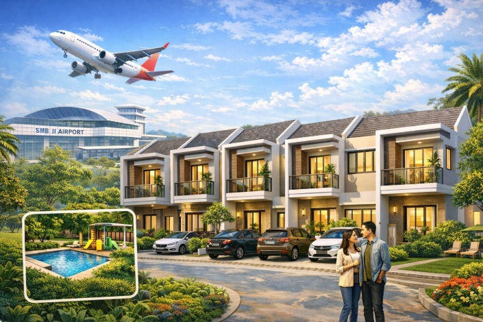 Shangrila Green Maskarebet: Rumah Dijual Dekat Bandara SMB II Palembang Mulai 800 Jutaan 2026