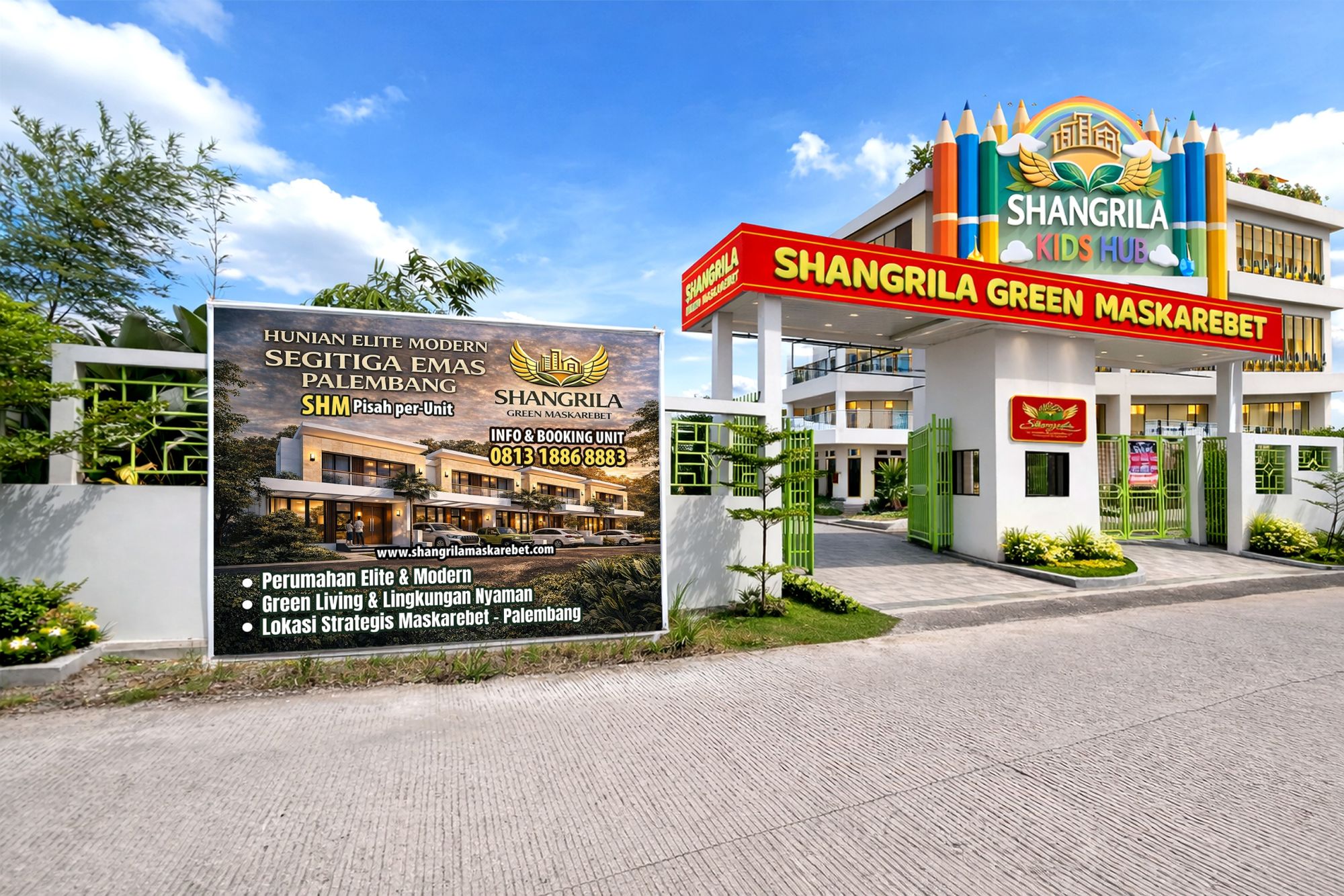Shangrila Green Maskarebet - Perumahan di Palembang